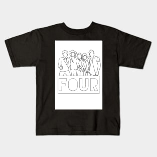 Four - One Direction Kids T-Shirt